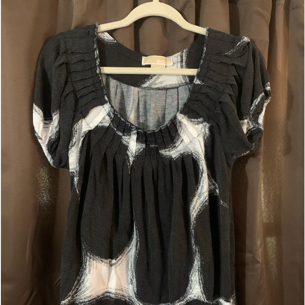 Michael Kors, black and white, medium, good condition